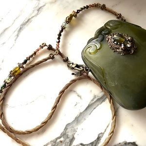 Maya Crossbody Gala Purse Olive Green
